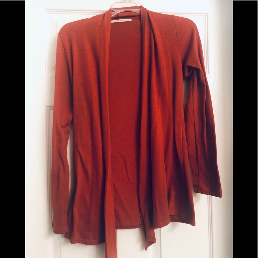 Burnt orange cardigan
